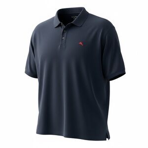 TOMMY BAHAMA Polo Shirt Mens 4XL Blue Marlin Golf Casual Supima Cotton Blend